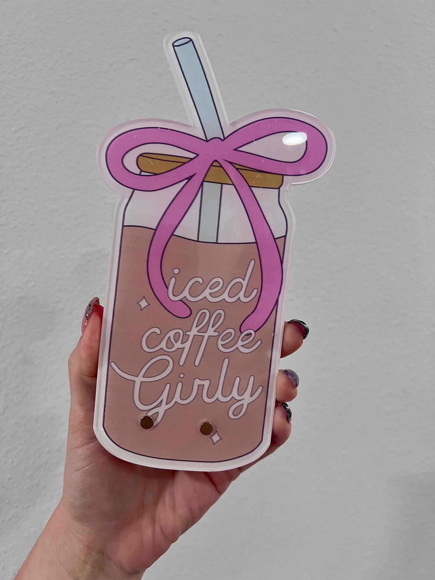 ICED COFFEE GIRLY LASH TILE
