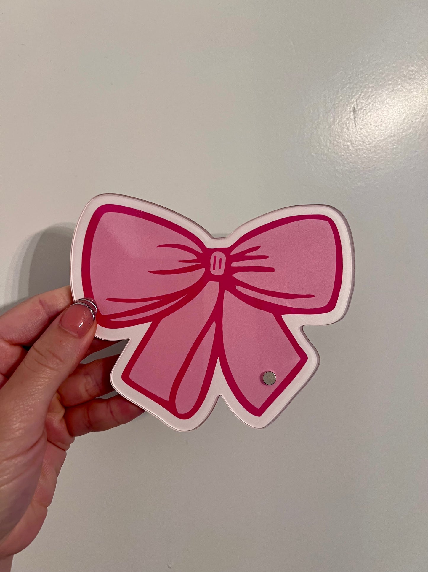 PINK BOW LASH TILE