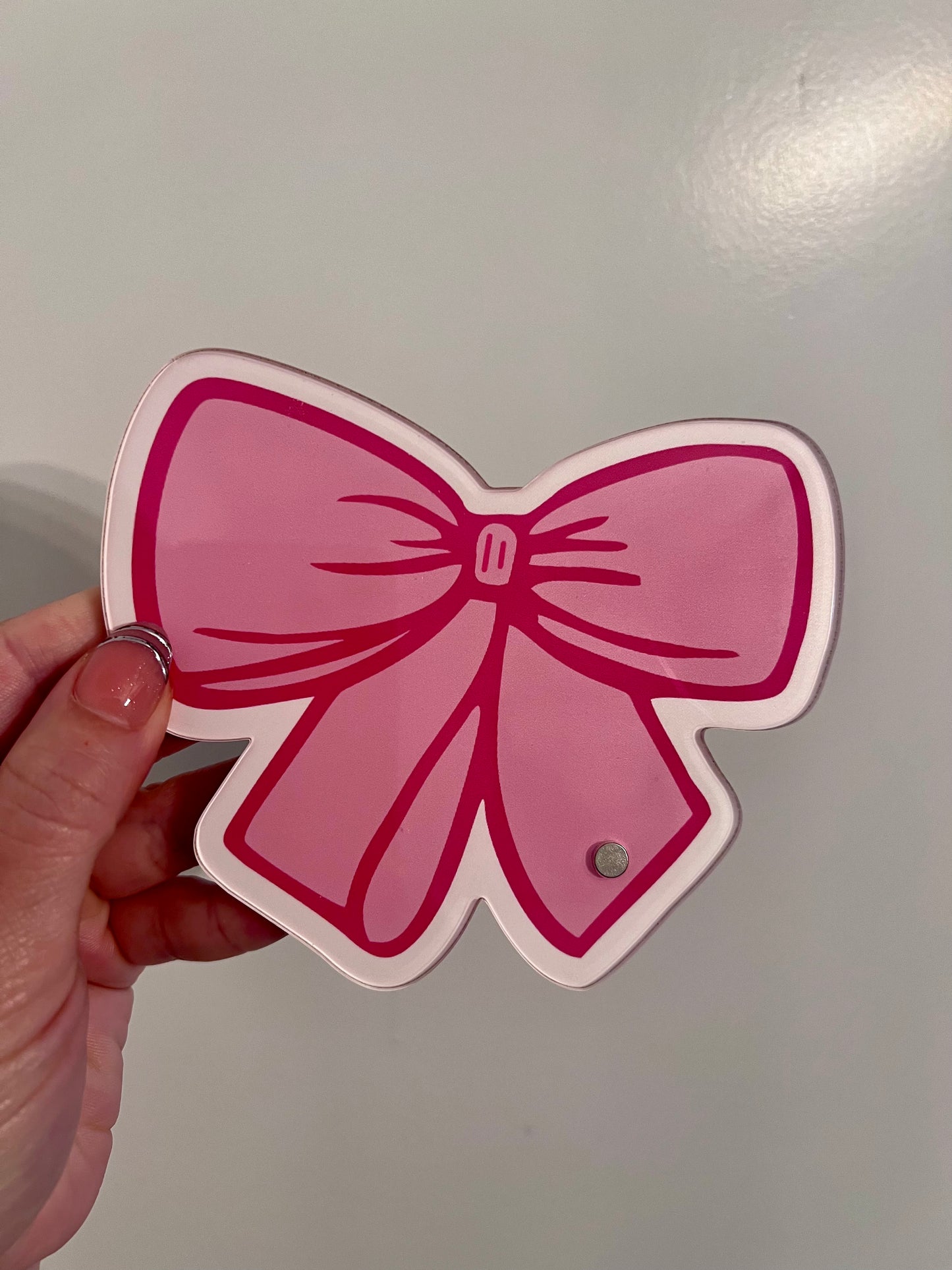 PINK BOW LASH TILE