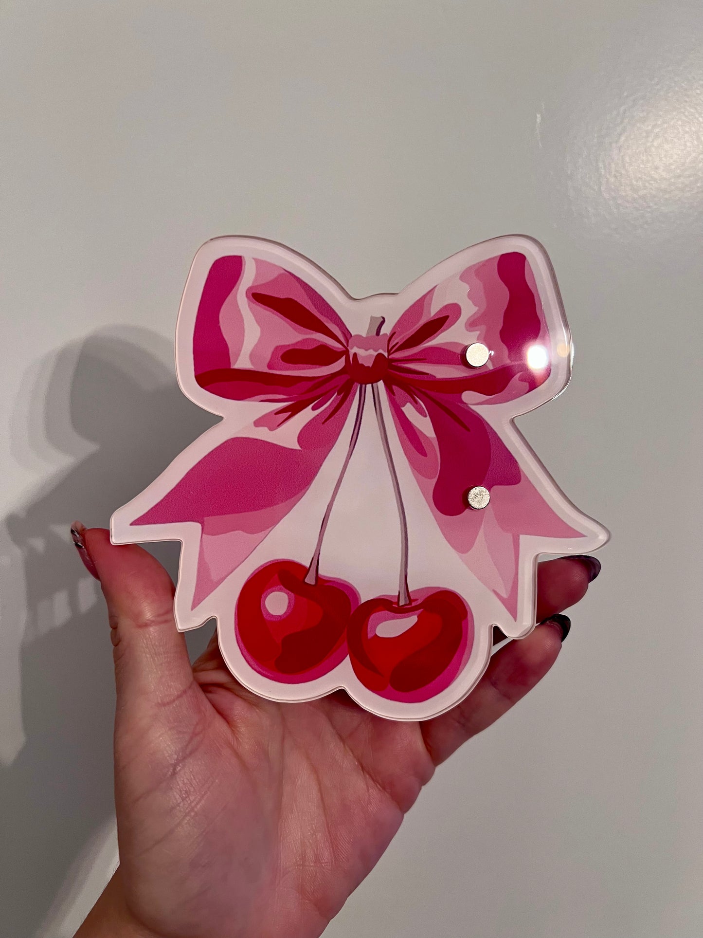 PINK CHERRY BOW LASH TILE