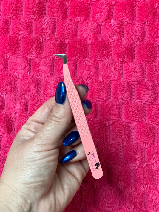 45 DEGREE FIBER TIP TWEEZER
